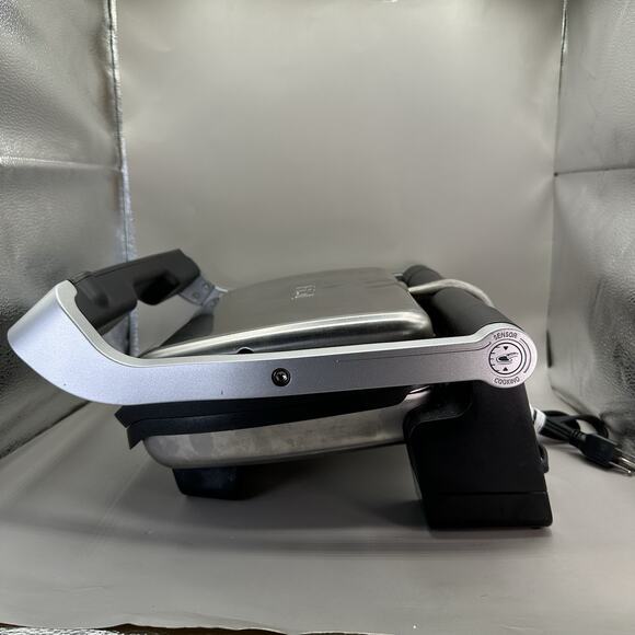 T-Fal OptiGrill 8356s1 Automatic Sensor Stainless Steel Meat Grill Panini - Picture 4 of 7